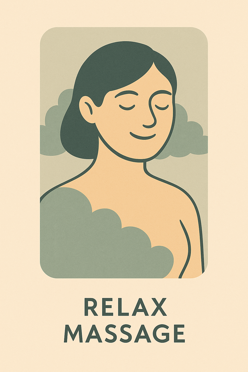 Relax massage icon